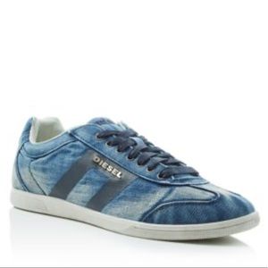 Diesel Vintagy Lounge Denim Lace up Sneakers